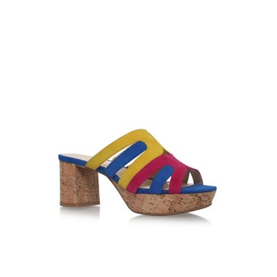 Multicoloured Copula high heel sandals